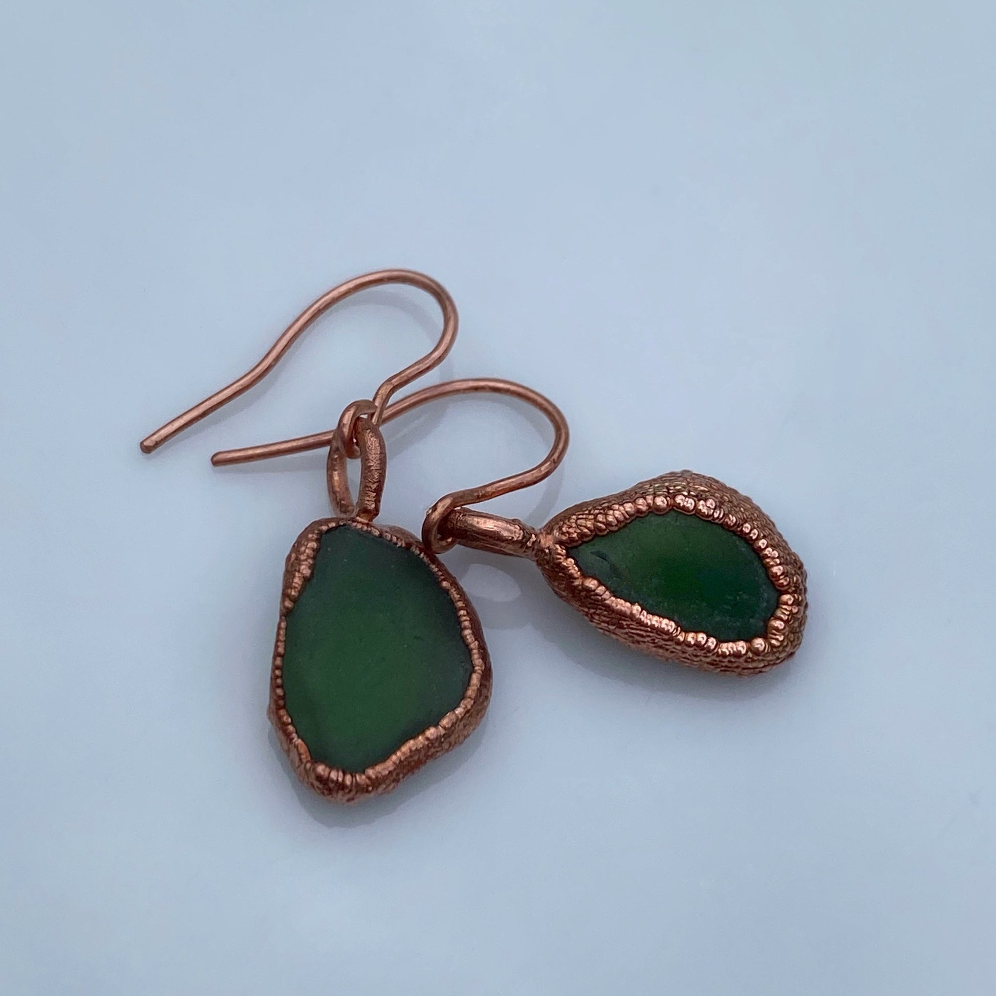 Sea glass earrings