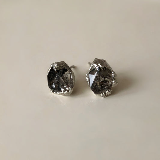 Herkimer diamond earrings