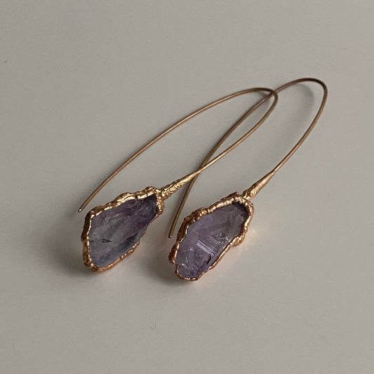 Amethyst earrings