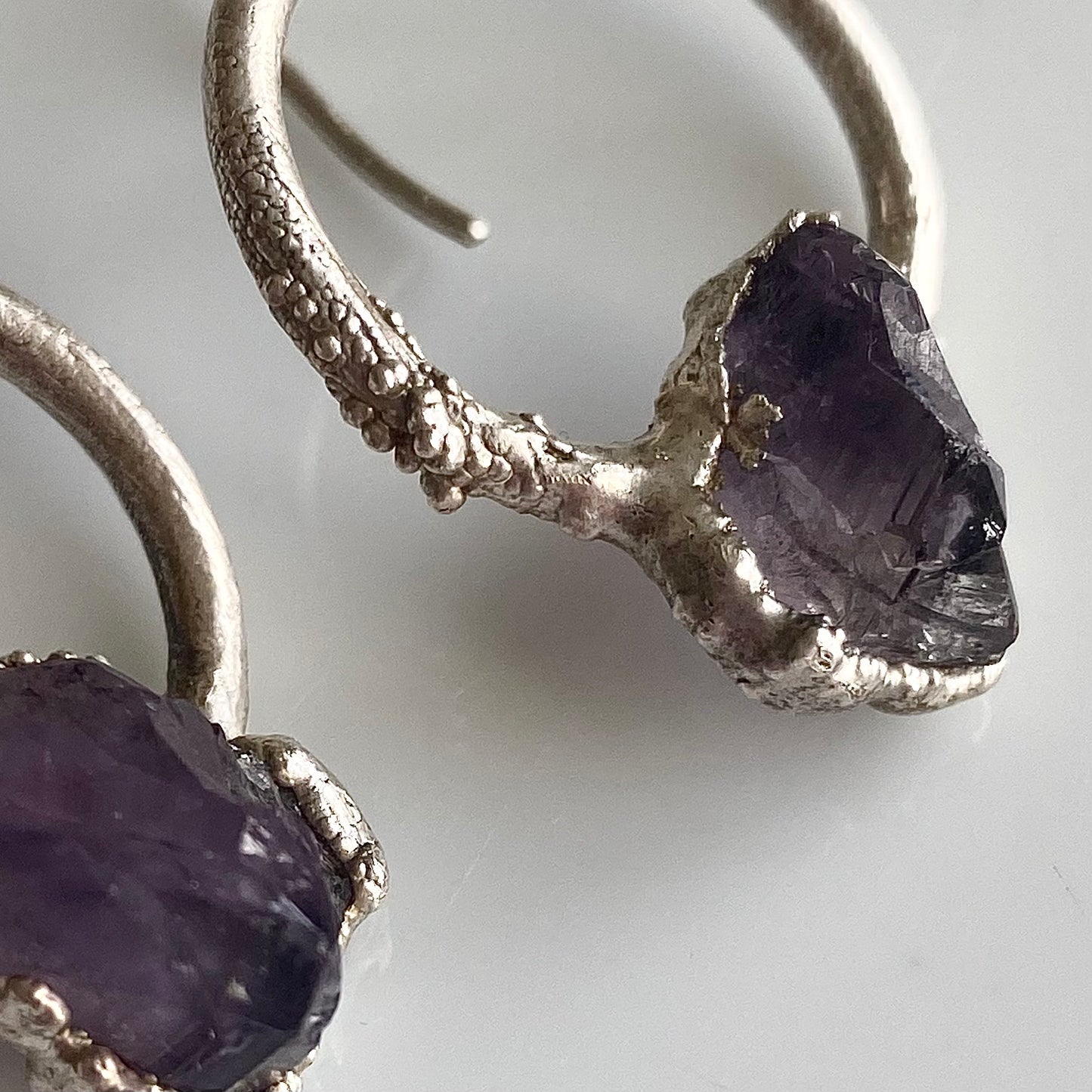 Amethyst earrings