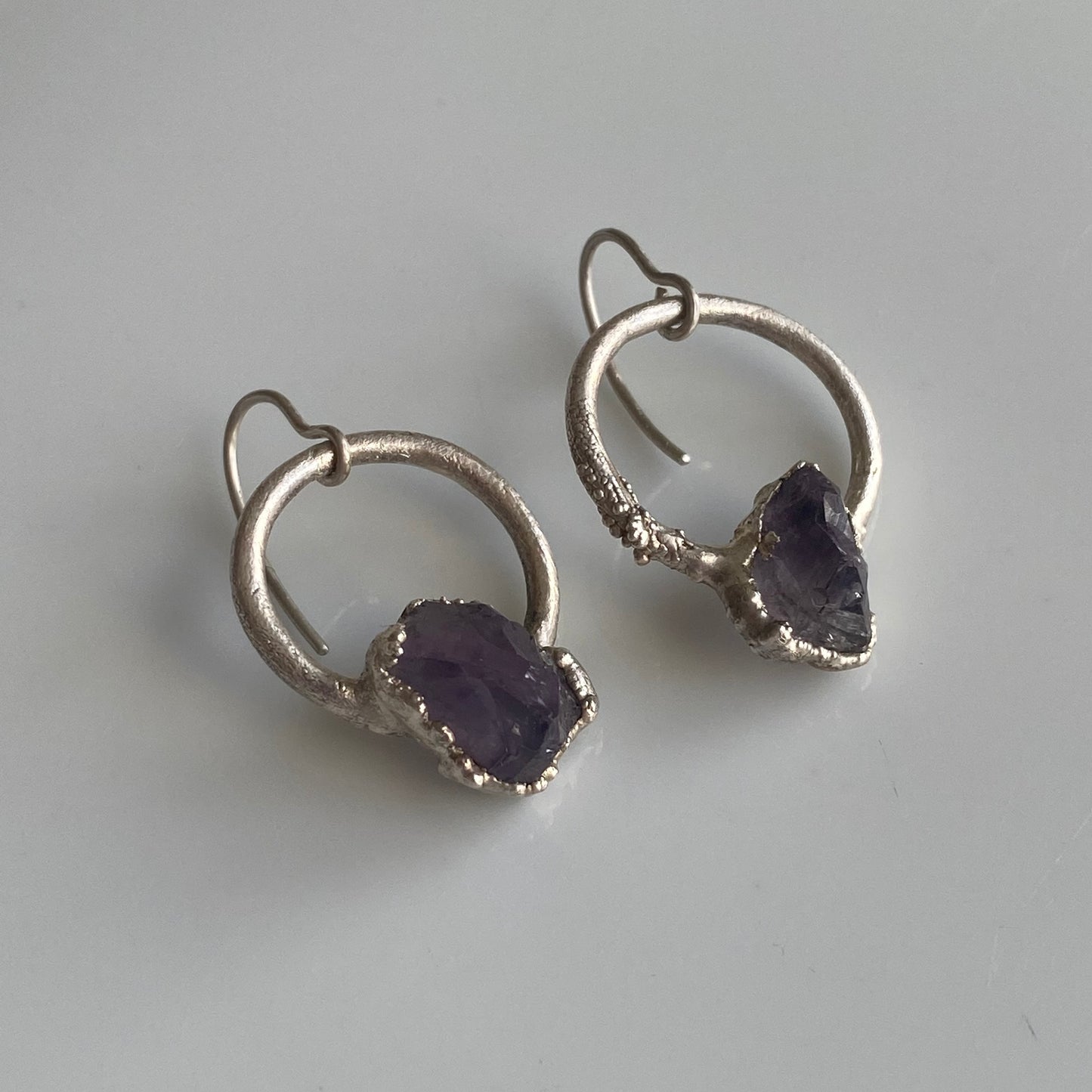 Amethyst earrings