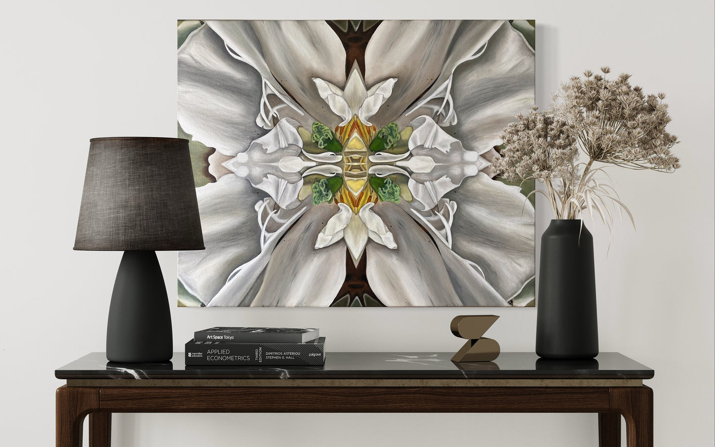 Flower oil painting, huge floral original art