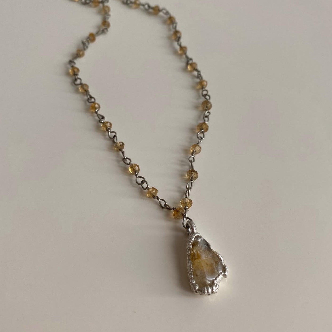 Citrine necklace 