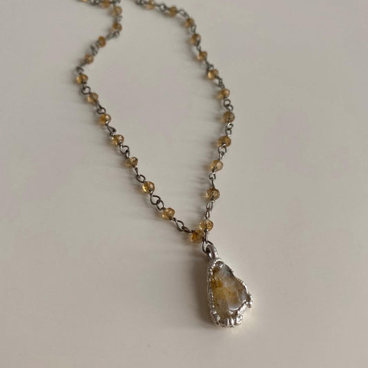 Citrine necklace 