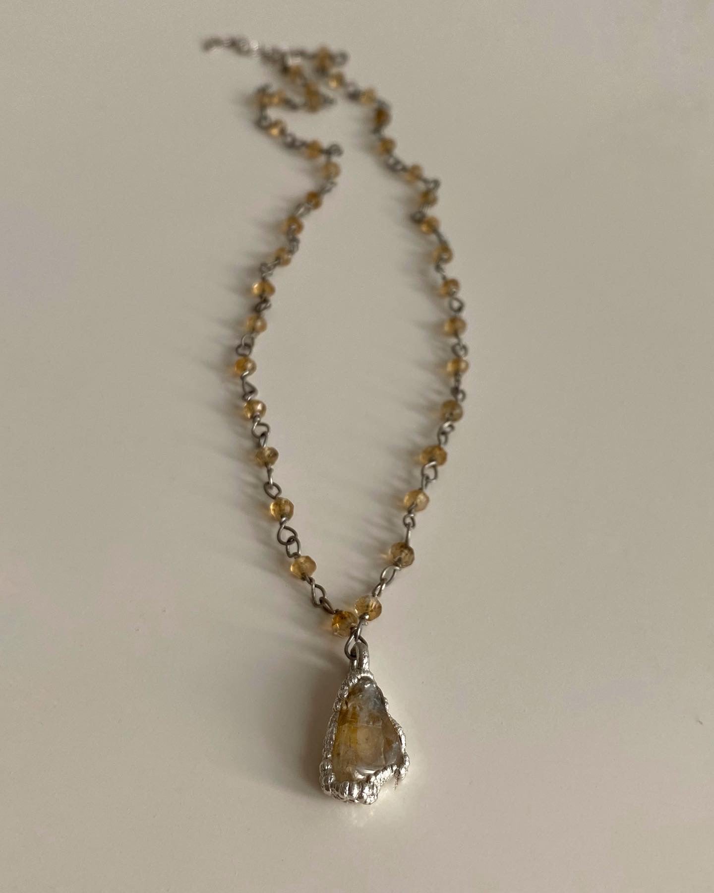 Citrine necklace