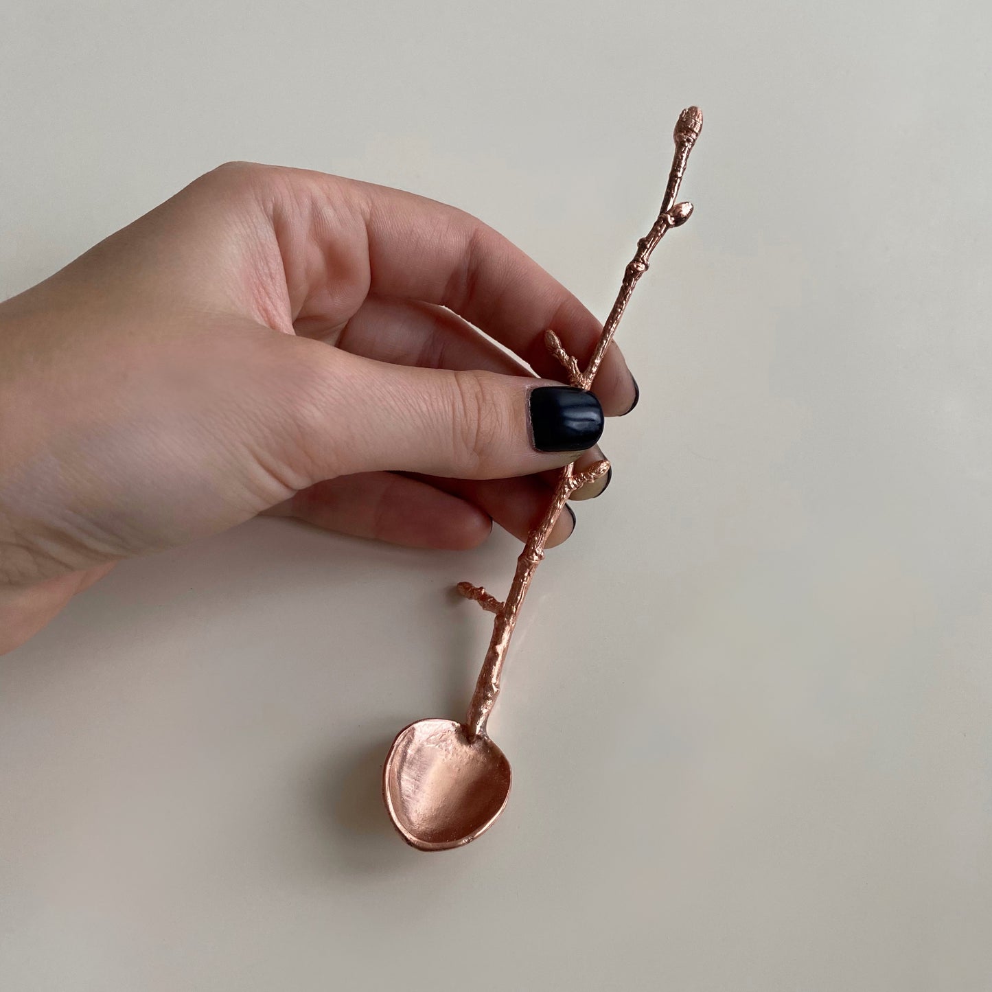 Copper spoon