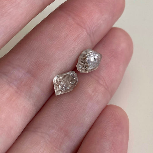 Herkimer diamond earrings