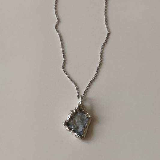 Rock crystal druzy