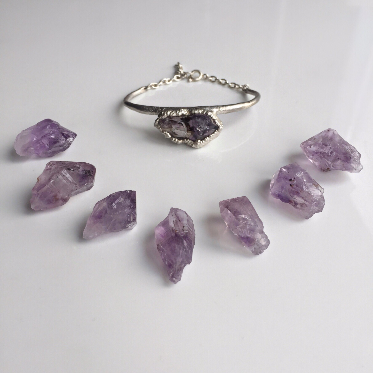 Amethyst bracelet