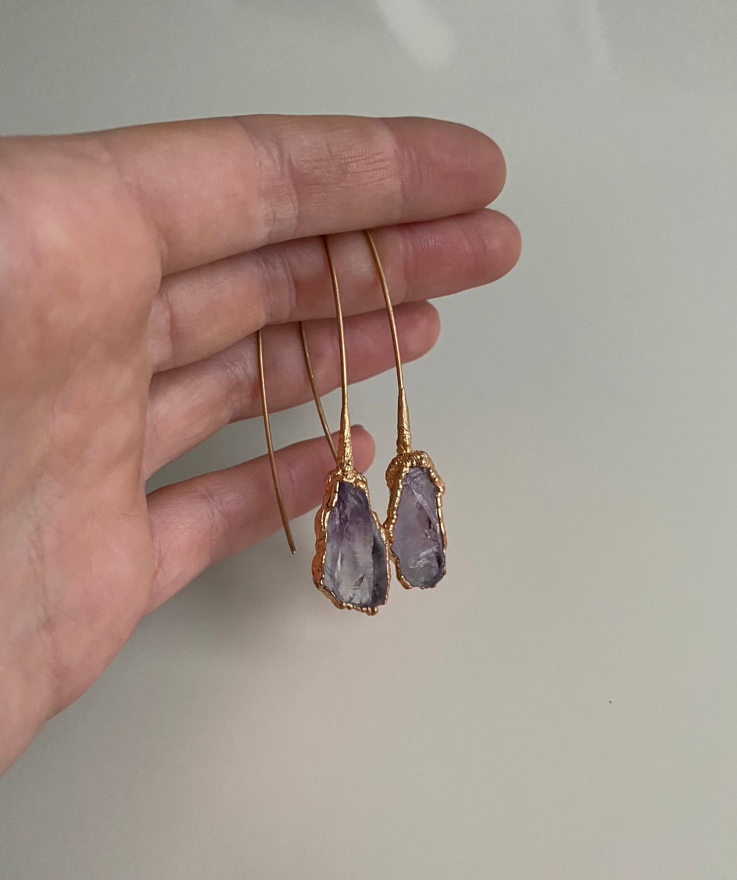 Amethyst earrings