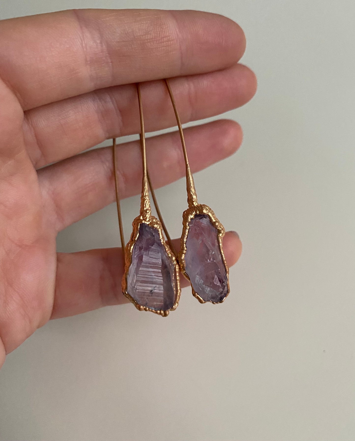 Amethyst earrings