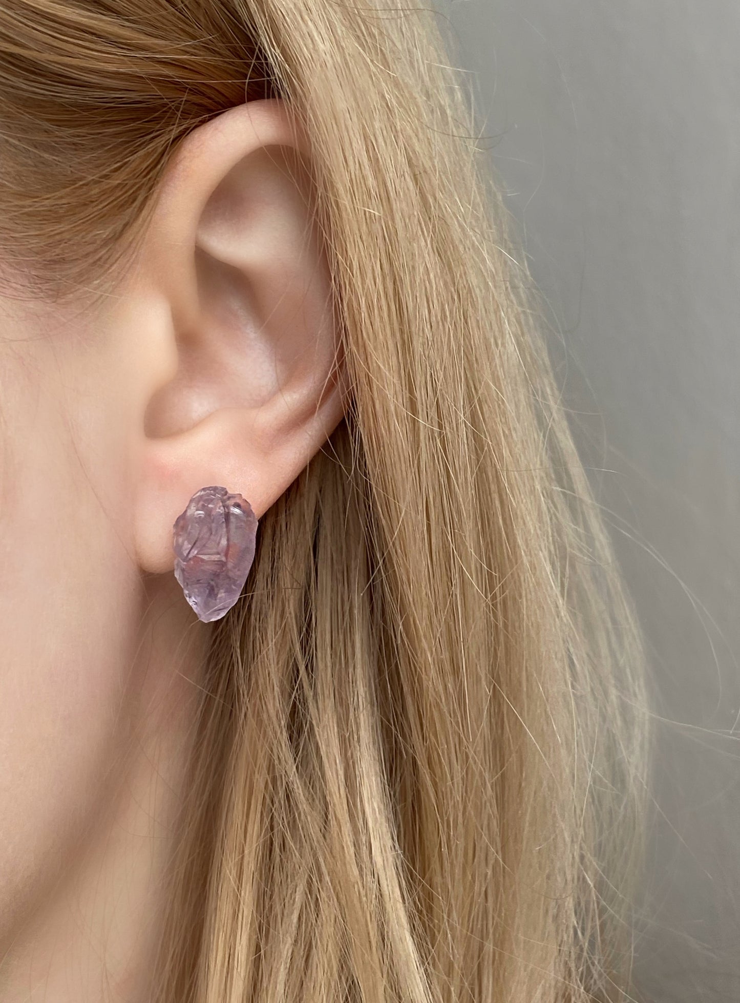 Amethyst earrings