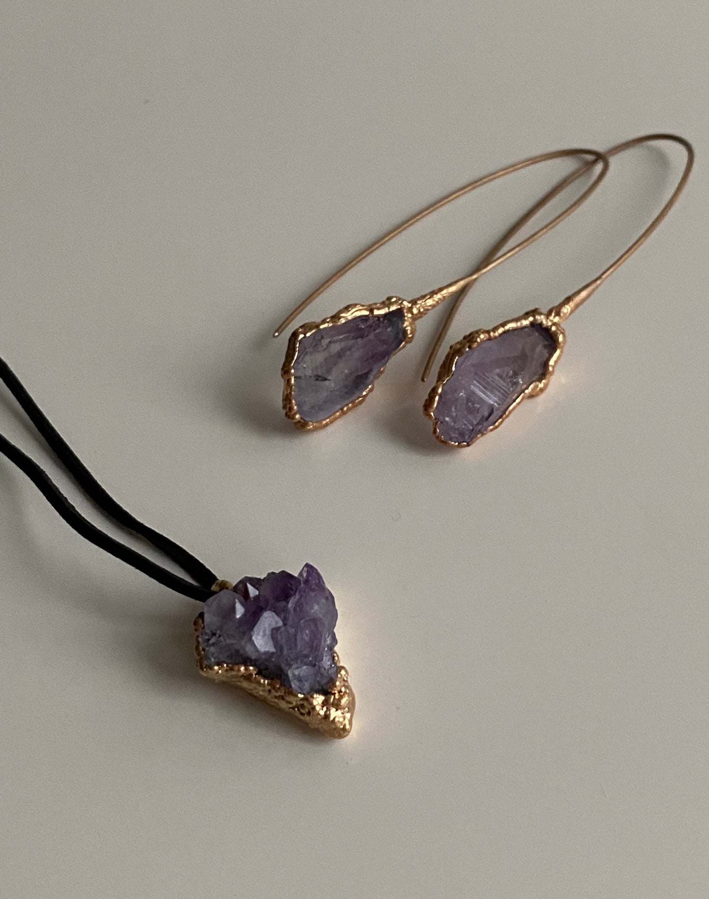 Amethyst earrings