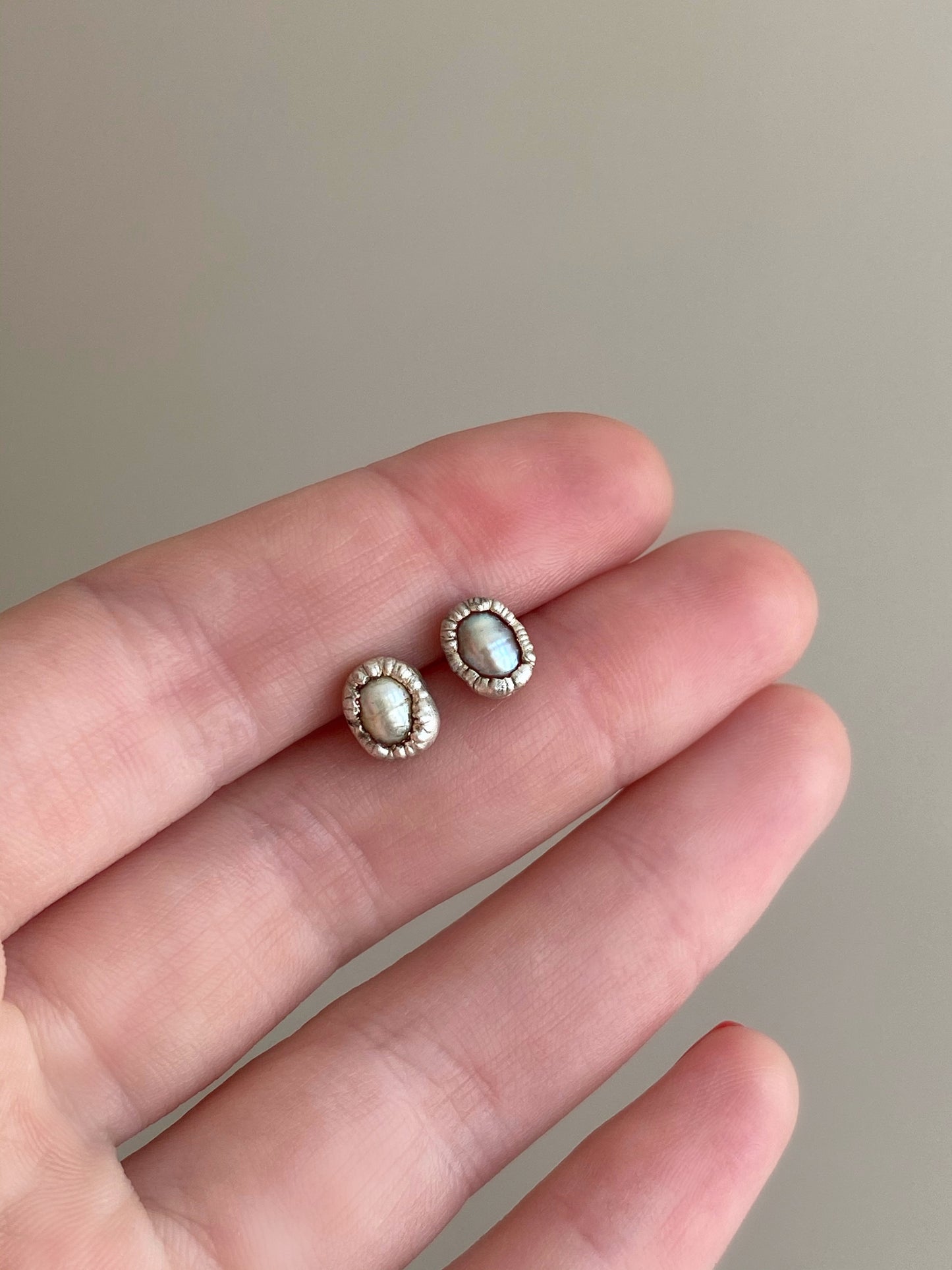 Pearl earrings