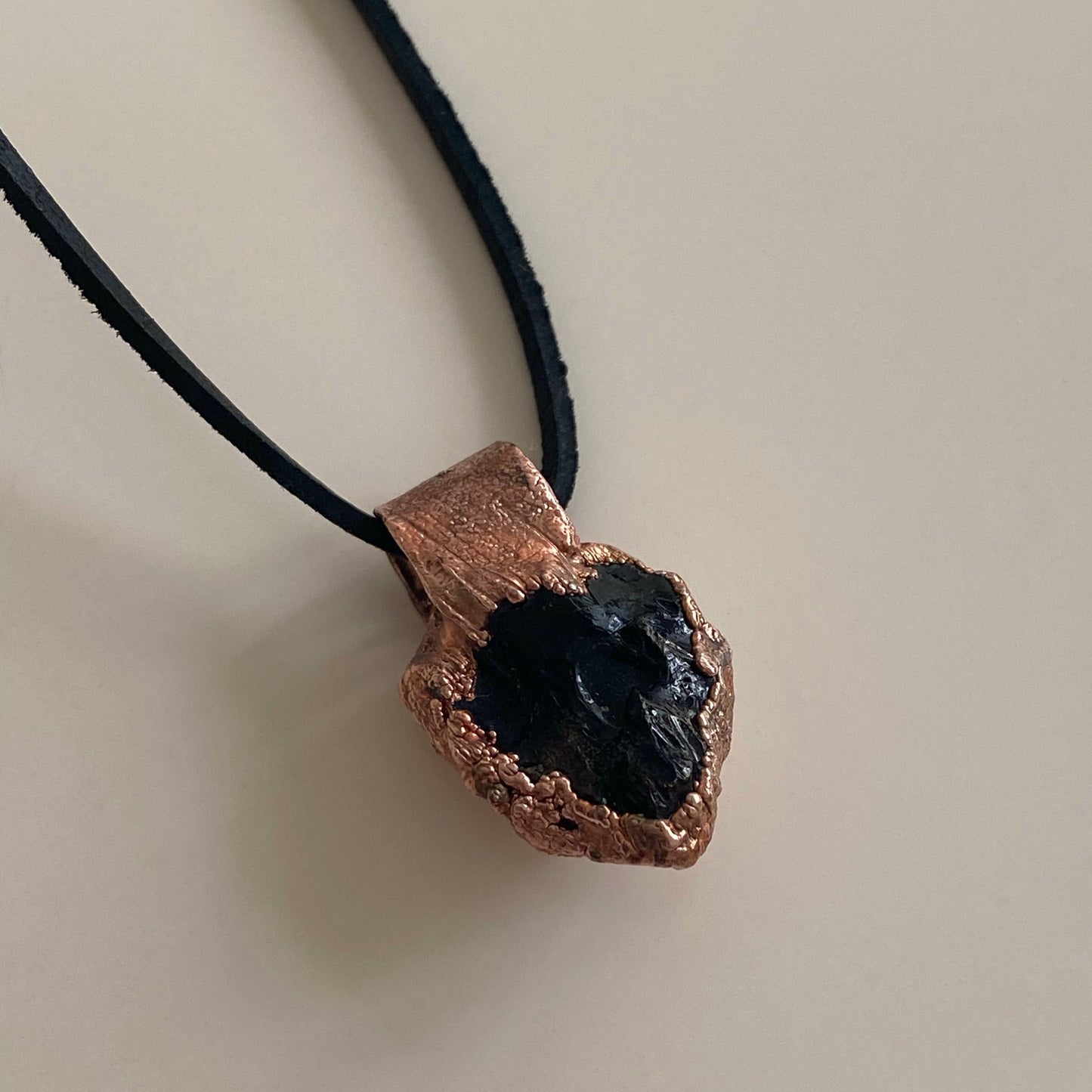 Obsidian pendant 