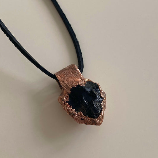 Obsidian pendant 